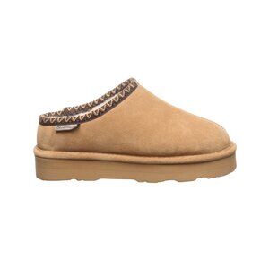 Bearpaw Women's Martis Suede Winter Slipper - Iced Coffee Solid